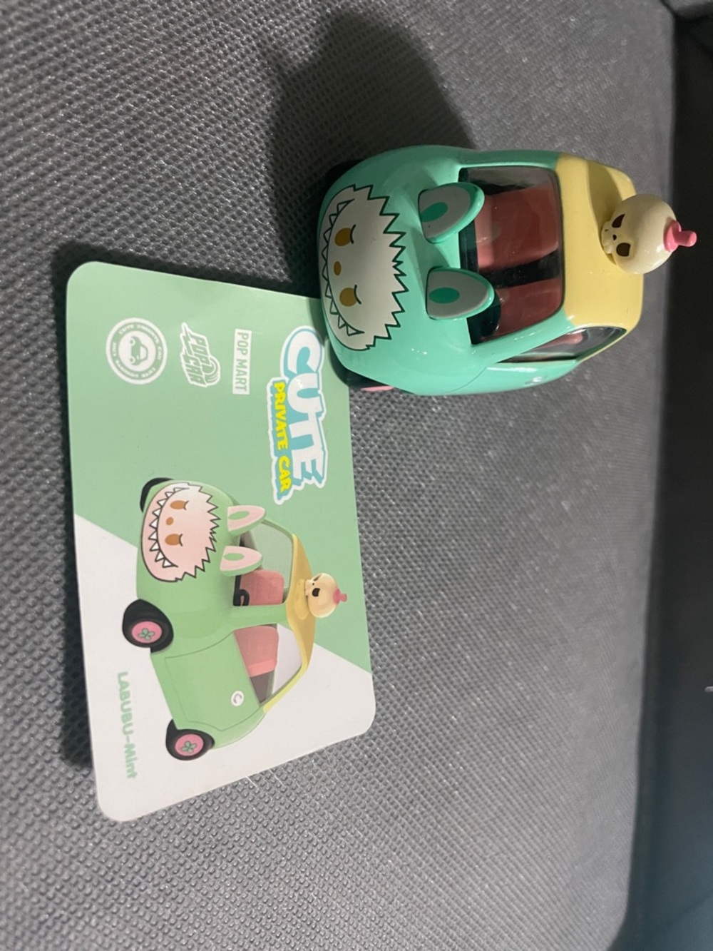 AUTHENTIC - PopMart - Cute Private Car - Labubu Mint